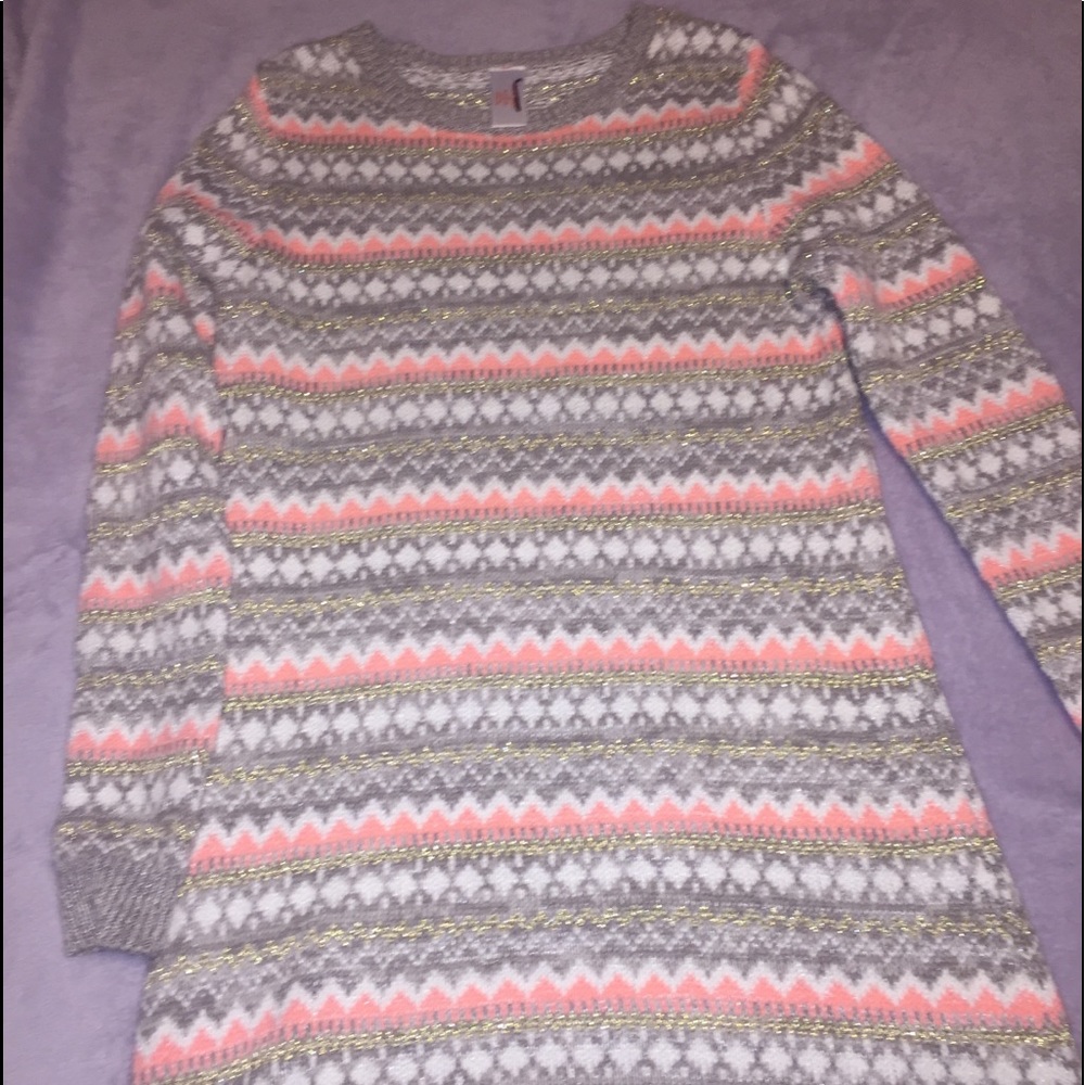A sweater dress